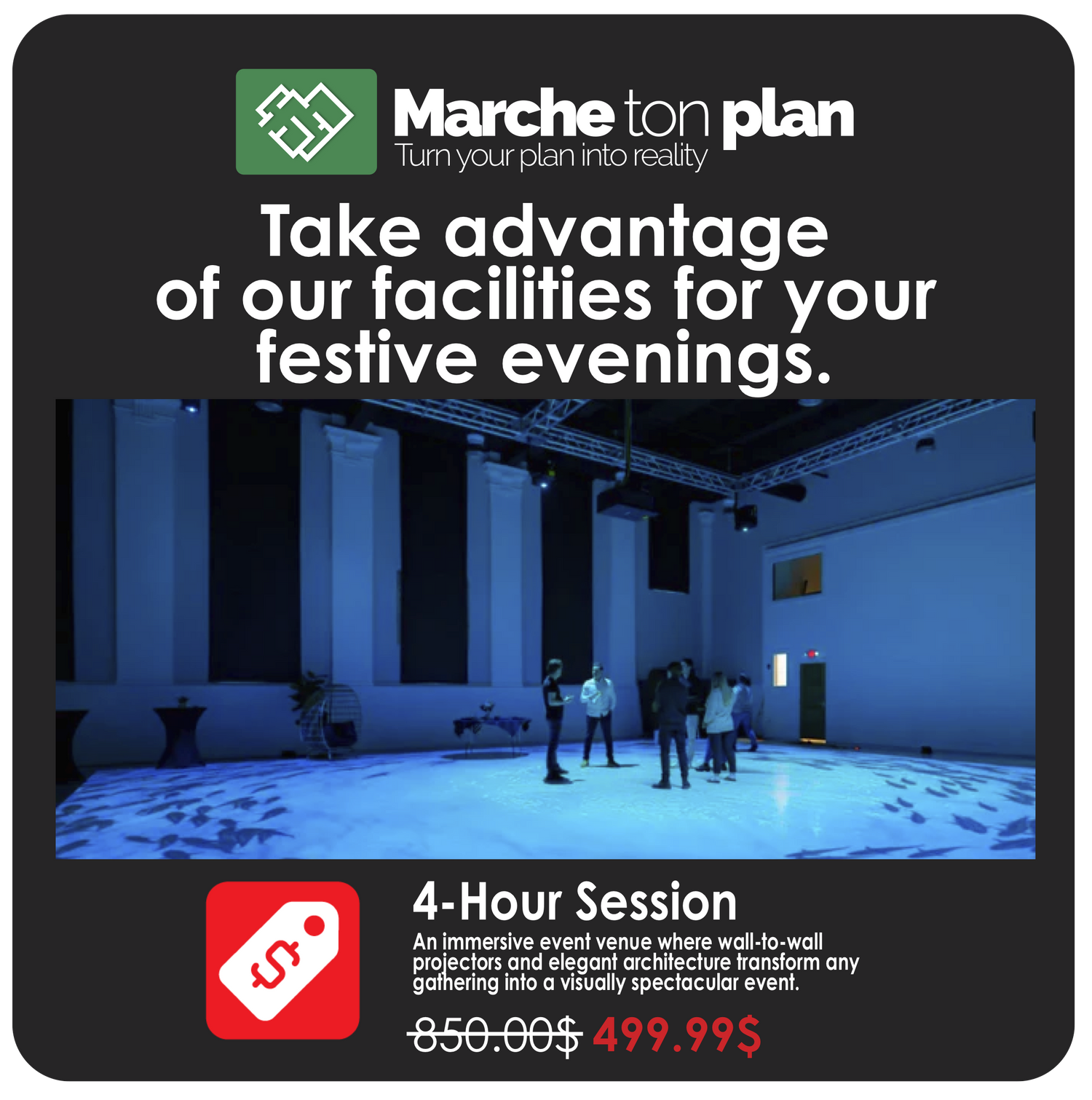 Walk Your Plan - 4-hour evening event session